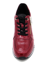 Afbeelding in Gallery-weergave laden, 133-35-003 Dames Veterschoenen  Sneaker Marco Tozzi 23782-566 Middenrood  (3368)
