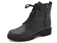 172-69-007 Dames Hoge Schoenen Boot Plat Remonte D8671-56 Donkergroen  (3340)