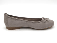 Afbeelding in Gallery-weergave laden, 143-85-002 Dames Instappers Ballerina Jana 22164-231 Middengrijs Wijdte H (3480)
