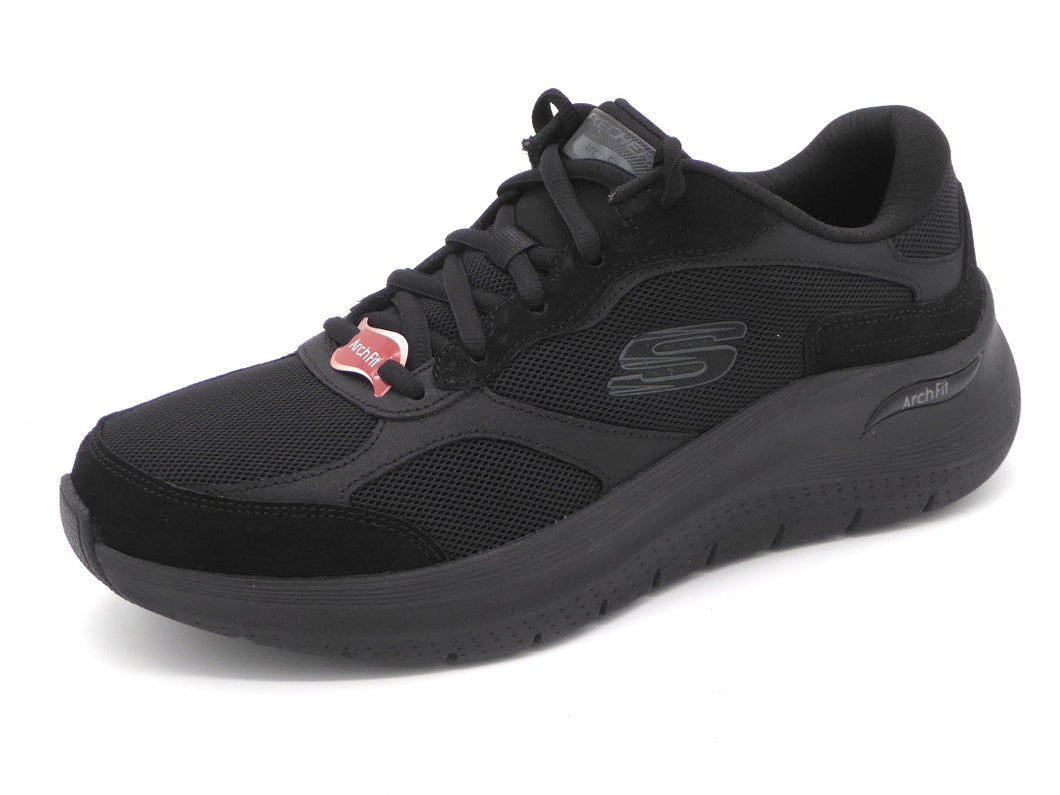 232-99-011 Heren Veterschoenen Sportief Skechers Arch Fit 2.0 The Keep 232702 BBK Zwart  (2831)