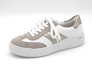 133-15-025 Dames Veterschoenen  Sneaker Remonte D3E00-80 Middenbeige Wijdte H (3541)