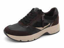 Afbeelding in Gallery-weergave laden, 133-29-010 Dames Veterschoenen  Sneaker Tamaris 83705-394 Donkerbruin Wijdte H (3699)
