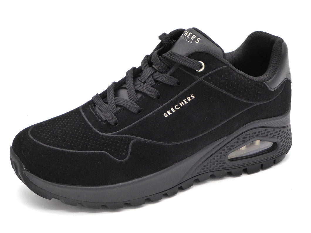 132-99-008 Dames Veterschoenen  Sportief Skechers Uno Rugged-Chillproof 155135 BBK Zwart  (2819)