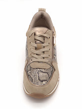 Afbeelding in Gallery-weergave laden, 133-15-015 Dames Veterschoenen  Sneaker Marco Tozzi 23740-344 Middenbeige  (3364)
