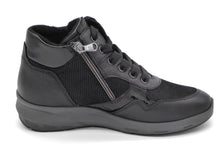 Afbeelding in Gallery-weergave laden, 172-99-072 Dames Hoge Schoenen Boot Plat Waldlaufer 831802-502-001 Zwart Wijdte M (3687)
