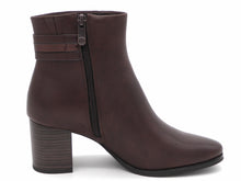 Afbeelding in Gallery-weergave laden, 171-29-004 Dames Hoge Schoenen Boot Hak Marco Tozzi 25326-307 Donkerbruin  (2731)
