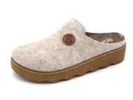 182-11-001 Dames Pantoffel-Muilen Ongevoerd Rohde 6120-13 Lichtbeige  (2479)