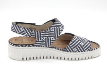 Afbeelding in Gallery-weergave laden, 151-79-006 Dames Sandalen Comfort Waldlaufer 955001-107-217 Donkerblauw Wijdte H (3502)
