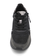 Afbeelding in Gallery-weergave laden, 133-91-004 Dames Veterschoenen  Sneaker Marco Tozzi 23735-098 Zwart Combi  (2721)
