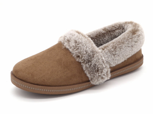 192-25-003 Dames Pantoffel-Gesloten Ongevoerd Skechers Cozy Campfire Team Toasty 32777 CSNT Middenbruin  (3441)