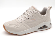 132-11-010 Dames Veterschoenen  Sportief Skechers Tres Air Uno Ah-Mazing 177390 OFWT Lichtbeige  (3248)
