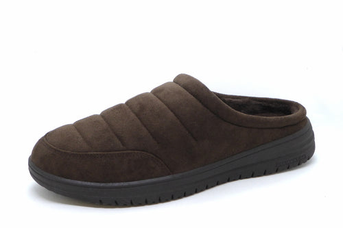 283-29-002 Heren Pantoffel-Muilen Gevoerd Skechers Murette Garvanza 204636 CHOC Donkerbruin  (3457)