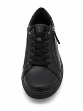 Afbeelding in Gallery-weergave laden, 133-99-022 Dames Veterschoenen  Sneaker Jana 23702-001 Zwart Wijdte H (3344)
