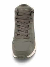 Afbeelding in Gallery-weergave laden, 172-65-002 Dames Hoge Schoenen Boot Plat Skechers Uno Stacre Shine 177181 OLV Middengroen  (3435)
