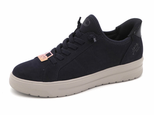 142-79-004 Dames Instappers Sportief Jana 23764-805 Donkerblauw Wijdte H (3350)