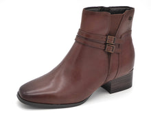 Afbeelding in Gallery-weergave laden, 171-25-004 Dames Hoge Schoenen Boot Hak Tamaris 85309-305 Middenbruin Wijdte H (3706)

