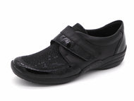 123-99-007 Dames Klittenband Schoenen Mode Remonte R7600-00 Zwart Wijdte H (3327)