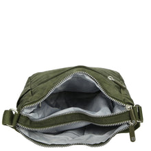 Afbeelding in Gallery-weergave laden, 95-66832-029 Lederwaren Dames Schoudertas Middel Enrico Benetti 66832-029 Donkergroen  (1038)
