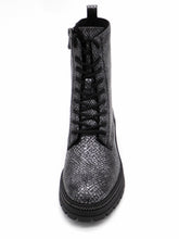 Afbeelding in Gallery-weergave laden, 172-89-007 Dames Hoge Schoenen Boot Plat Marco Tozzi 25202-987 Donkergrijs  (3371)
