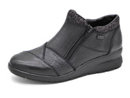 172-99-008 Dames Hoge Schoenen Boot Plat Rieker L4881-01 Zwart  (2228)