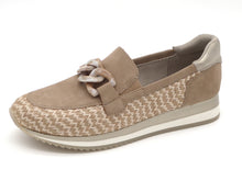 Afbeelding in Gallery-weergave laden, 143-21-002 Dames Instappers Ballerina Jana 24766-315 Lichtbruin Wijdte H (3493)
