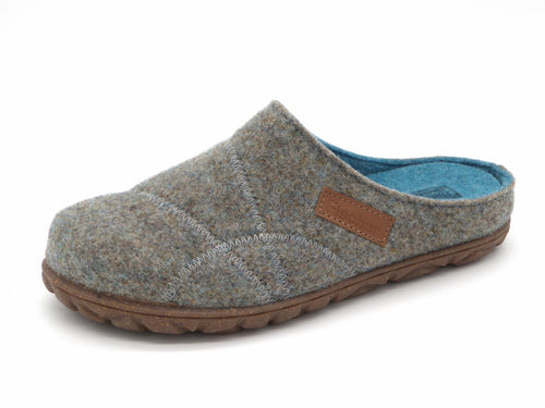 182-61-001 Dames Pantoffel-Muilen Ongevoerd Fischer 205640-404 Lichtgroen  (3398)