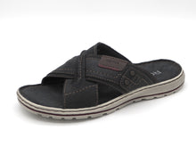 Afbeelding in Gallery-weergave laden, 263-79-003 Heren Open Slippers Mode Rohde 6731-56 Donkerblauw  (3595)
