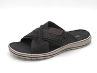 263-79-003 Heren Open Slippers Mode Rohde 6731-56 Donkerblauw  (3595)