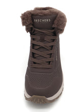 Afbeelding in Gallery-weergave laden, 172-29-024 Dames Hoge Schoenen Boot Plat Skechers Uno Rugged-Artic Avenue 190285 CHOC Donkerbruin  (3821)
