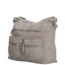 Afbeelding in Gallery-weergave laden, 95-66833-124 Lederwaren Dames Schoudertas Middel Enrico Benetti 66833-124 Middengrijs  (1053)
