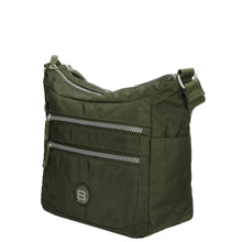 Afbeelding in Gallery-weergave laden, 95-66832-029 Lederwaren Dames Schoudertas Middel Enrico Benetti 66832-029 Donkergroen  (1038)
