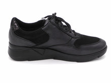 Afbeelding in Gallery-weergave laden, 131-99-025 Dames Veterschoenen  Comfort Waldlaufer 668001-411-361 Zwart Wijdte K (3294)
