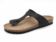 164-99-003 Dames Open Slippers Teenslippers Rohde 5628-90 Zwart  (3203)
