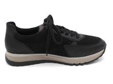 Afbeelding in Gallery-weergave laden, 133-91-006 Dames Veterschoenen  Sneaker Rieker 49010-00 Zwart Combi Wijdte H (3316)

