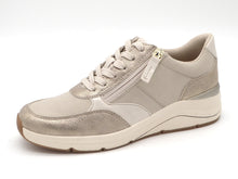 Afbeelding in Gallery-weergave laden, 133-15-018 Dames Veterschoenen  Sneaker Jana 23777-499 Middenbeige Wijdte H (2903)
