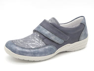 123-75-003 Dames Klittenband Schoenen Mode Remonte R7600-14 Middenblauw Wijdte H (2948)