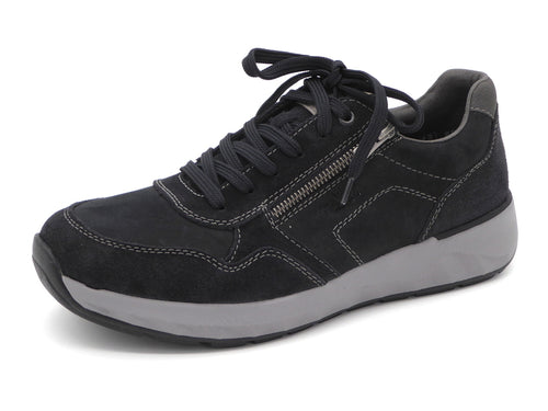 232-79-014 Heren Veterschoenen Sportief Rieker 11500-14 Donkerblauw Wijdte H (3321)