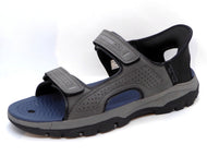252-85-001 Heren Sandalen Sportief Skechers Tresmen-Reece 205289 CHAR Middengrijs  (3646)