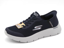 Afbeelding in Gallery-weergave laden, 242-79-013 Heren Instappers Sportief Skechers Go Walk Flex-Hands Up 216324 NVY Donkerblauw  (3651)
