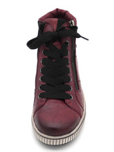 Afbeelding in Gallery-weergave laden, 172-35-003 Dames Hoge Schoenen Boot Plat Remonte D0772-36 Middenrood  (3334)

