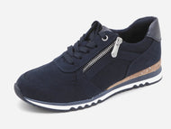 133-79-005 Dames Veterschoenen  Sneaker Marco Tozzi 23781-890 Donkerblauw  (2544)