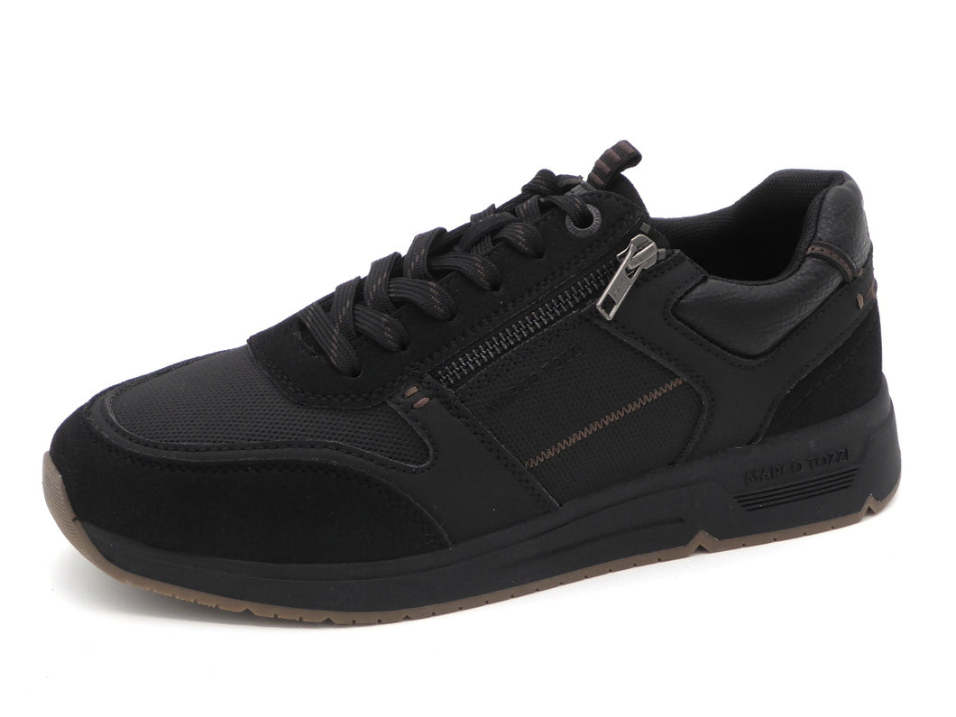 232-99-017 Heren Veterschoenen Sportief Marco Tozzi 13613-001 Zwart  (3360)