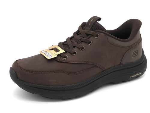 242-29-009 Heren Instappers Sportief Skechers Slip-Ins Pollard Brax 205338 COC Donkerbruin  (3452)