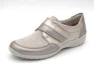 123-11-003 Dames Klittenband Schoenen Mode Remonte R7600-93 Lichtbeige Wijdte H (3538)
