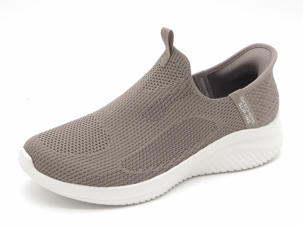 142-19-002 Dames Instappers Sportief Skechers Ultra Flex 3.0-Easy Win 150450 TPE Donkerbeige  (3255)