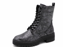 Afbeelding in Gallery-weergave laden, 172-89-007 Dames Hoge Schoenen Boot Plat Marco Tozzi 25202-987 Donkergrijs  (3371)
