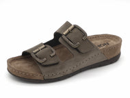 162-69-003 Dames Open Slippers Sportief Rohde 5855-61 Donkergroen  (3583)