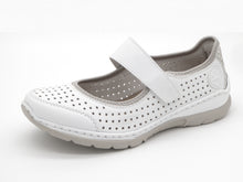 Afbeelding in Gallery-weergave laden, 113-01-004 Dames Bandschoenen Mode Rieker L32B5-82 Wit  (3550)
