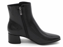 Afbeelding in Gallery-weergave laden, 171-95-001 Dames Hoge Schoenen Boot Hak Marco Tozzi 25302-018 Zwart Lak  (3373)
