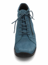 Afbeelding in Gallery-weergave laden, 172-75-003 Dames Hoge Schoenen Boot Plat Wolky Why 0660611-880 Middenblauw  (3388)

